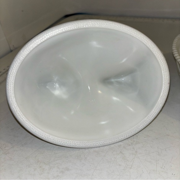 Vintage 1950’s Westmoreland milk glass chicken‎ rooster container nest bowl - Picture 6 of 16